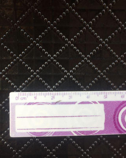 Diamond Embossed PVC Luxury Crafting Clutch Material