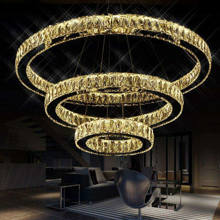 Crystal Elegance: Illuminate Your Living Spaces with Opulent LED Chandelier