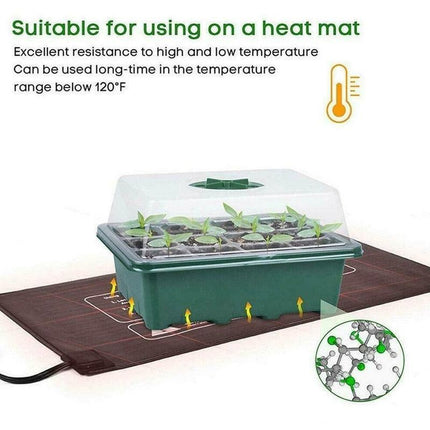 Innovative Seedling Cultivation Kit: 12-Cell Growth Tray for Superior Plant Nurturing