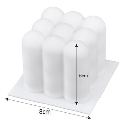 Serene Soy Candle Making Kit with 3D Cube Mold for Aromatherapy