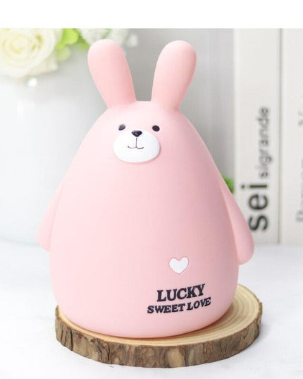 Charming Rabbit Savings Bank - Cute Bunny Coin Collector