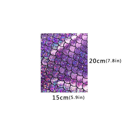 Holographic Mermaid Faux Leather - Ultimate DIY Essential for Creators
