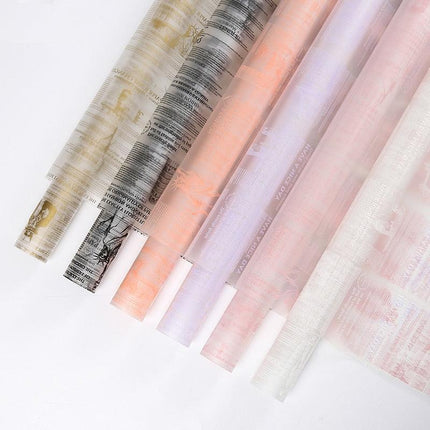 Elegant Alphabet Tissue Paper Set for Stylish Gift Wrapping and Floral Designs