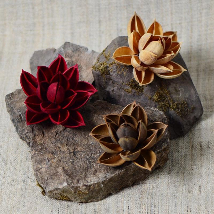 Real Natural Lotus Flower Head - Home Wedding Party Office Decor