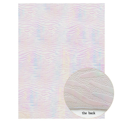 Glistening White Chunky Glitter Fabric Sheets for Stunning DIY Masterpieces