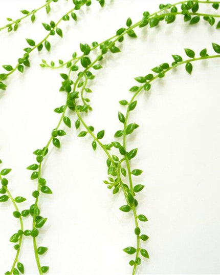 Serene Succulent Cascade: Realistic Artificial Vine for Indoor and Outdoor Charm