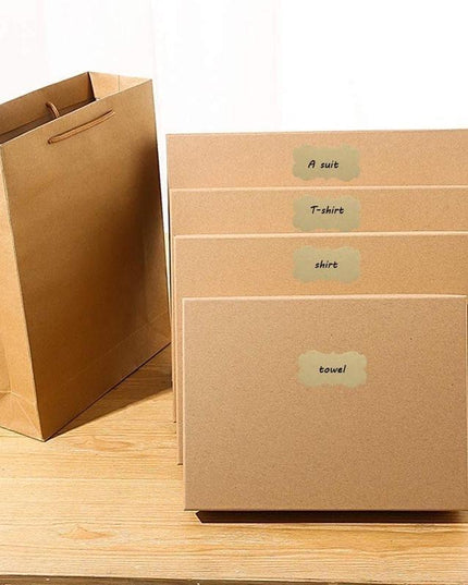 Charming Retro Kraft Paper Labels for Stylish Kitchen Organization