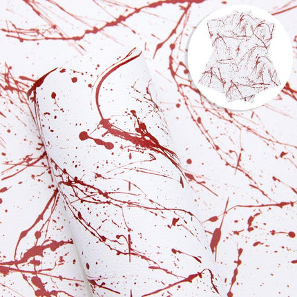 Christmas Blossom Synthetic Leather Craft Sheets - Craft Your Holiday Magic!