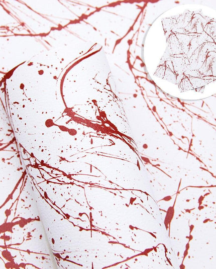 Christmas Blossom Synthetic Leather Craft Sheets - Craft Your Holiday Magic!