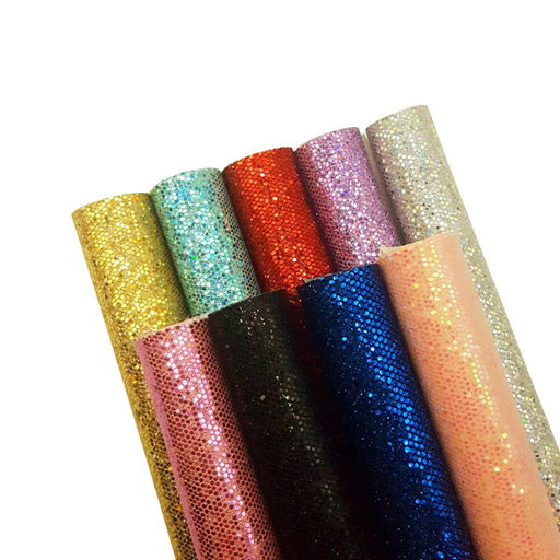 Vibrant Glitter Fabric Sheets for Creative Crafting