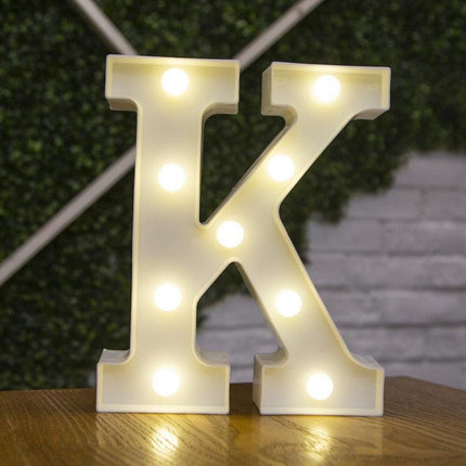 Luxurious Illuminated Alphabet Lights for Elegant Decor