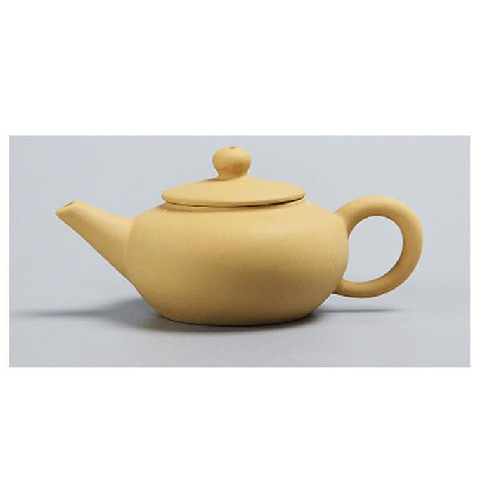 Elegant Purple Clay Teapot Set with Whimsical Tea Pet