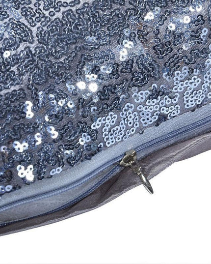 Sparkling Yellow Sequin Cushion Cover