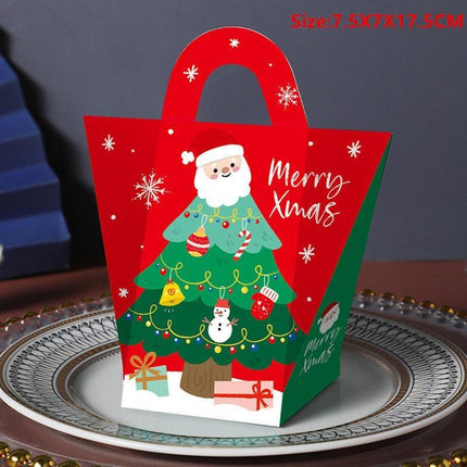 Christmas Cheer: Santa's Whimsical Candy Cottage Décor and Gift Box Set