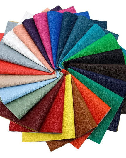 Lychee Patterned Faux Leather Crafting Fabric - Essential for DIY Projects