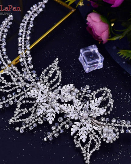 Glistening Rhinestone Bridal Hair Vine - Elegant Wedding Accessory