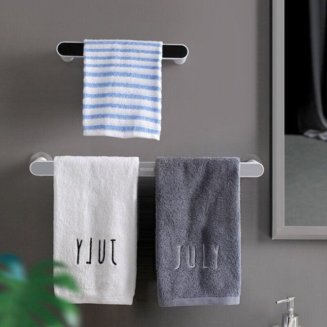 Multifunctional Wall-Mounted Bathroom Towel and Flip-Flop Storage Rack