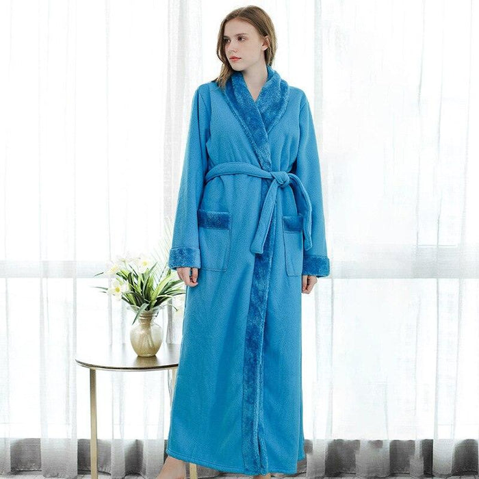 Extra Long warmth, and comfort Flannel Unisex Robe