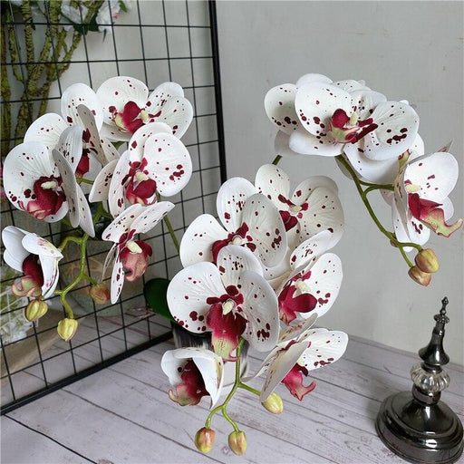 Lifelike Artificial Orchid Branch - Stylish Home Decor Addition
