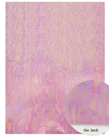 Glittering Pink Snake Print Faux Leather Craft Sheets for Creative Projects