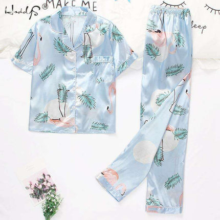 Cozy Chic: Women's Relaxed Fit Short Sleeve Pajama Set for Stylish Evenings