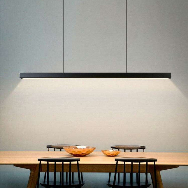 Contemporary LED Hanging Light Fixture for Dining, Kitchen, and Office Spaces