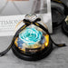 Captivating Glass Rose Lamp in Elegant Dome - A Cherished Emblem of Love