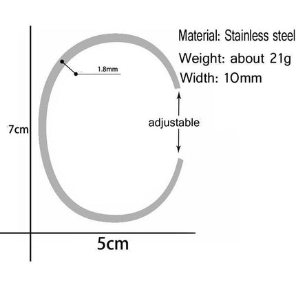 Empowerment Essence Cuff Bracelet - Embrace Strength, Courage, and Confidence