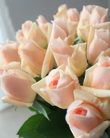 Lifelike Artificial Rose Stem Collection for Elegant Home and Wedding Decor