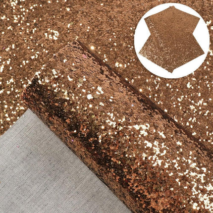 Glamorous Chunky Glitter Faux Leather Sheets - Ultimate DIY Crafting Material