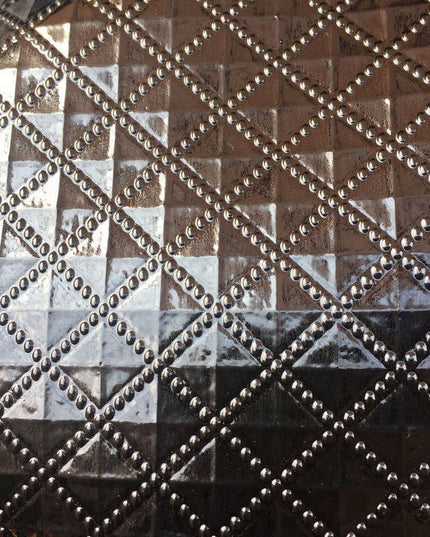 Diamond Embossed PVC Luxury Crafting Clutch Material