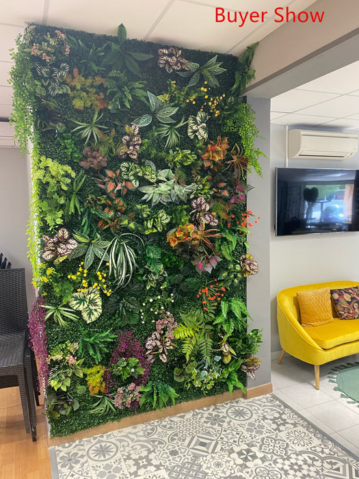 Vibrant Green Escape: Customizable Artificial Grass Wall Art for Every Season