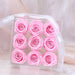 Eternal Love Acrylic Vase with Preserved Roses - Luxury Anniversary Keepsake