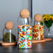 Sleek Glass Canister with Modern Cork Lid for Stylish Kitchen Organization
