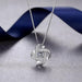 Heartfelt Love Knot Heart Pendant Necklace - Symbol of Everlasting Affection for Her