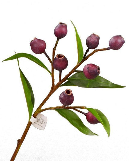 Festive Charm: Green Berries and Eucalyptus Foam Flower Arrangement Kit for a Joyous Holiday Atmosphere