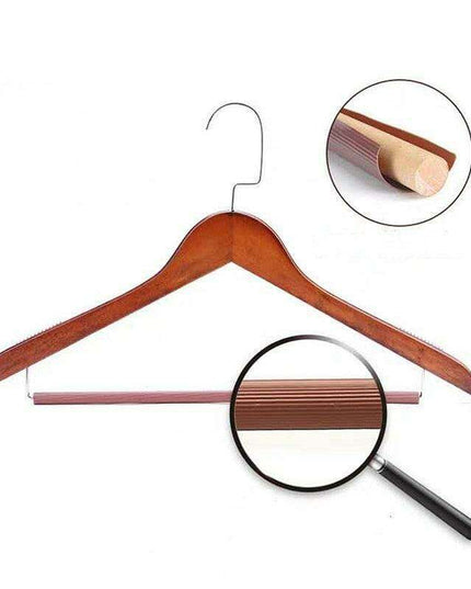Chic 360-Degree Rotating Lotus Wood Hangers for Stylish Closet Organization