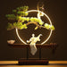 Smoke Waterfall Ceramic Backflow Incense Burner with LED Light - Creative Pine Home Decor Gift
