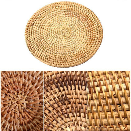 Handcrafted Rattan Coasters: Elegant Table Protectors for Stylish Living