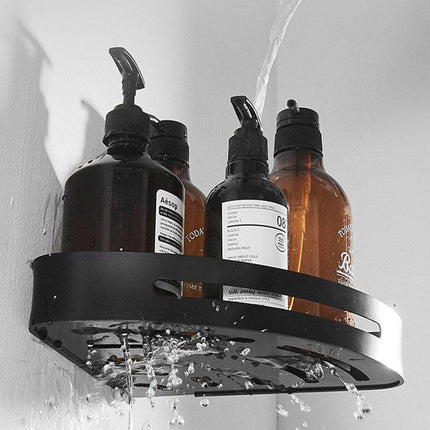 Stylish Wall-Mounted Bathroom Organizer in Premium Space Aluminum: A Luxurious Storage Solution