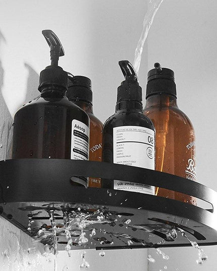 Stylish Wall-Mounted Bathroom Organizer in Premium Space Aluminum: A Luxurious Storage Solution