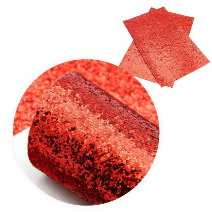 Glamorous Chunky Glitter Faux Leather Sheets - Ultimate DIY Crafting Material