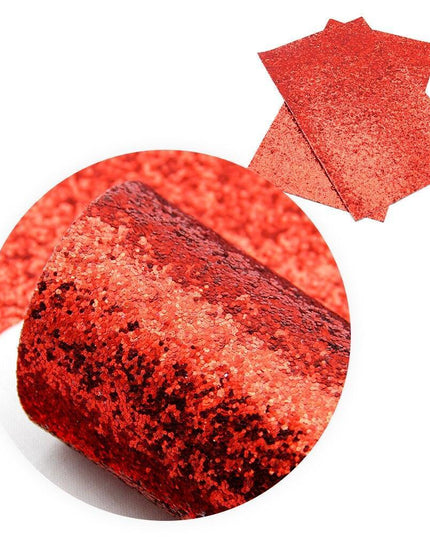 Glamorous Chunky Glitter Faux Leather Sheets - Ultimate DIY Crafting Material