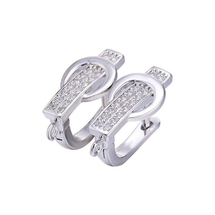 Stunning Handmade Gold & Silver Earring Hooks Adorned with Dazzling Austrian Crystals - Eco-Friendly Luxury Jewelry