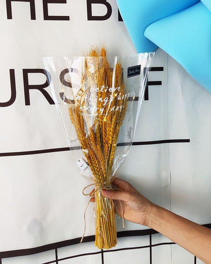 Charming Natural Dried Gypsophila Wheat Bouquet - Ideal Home Decor and Gift Option