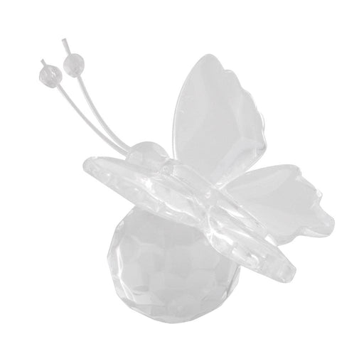 Clear Crystal Butterfly with Crystal Ball Wedding Baby Shower Gift Favor Crystal Collection Crystal Decor Glass Gift-Home Décor›Decorative Accents›Ornaments, Sculptures & Figurines-Très Elite-Très Elite