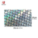 Enchanted Holographic Mermaid Scale PU Faux Leather for Creative DIY Crafts