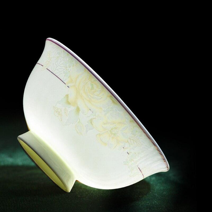 Exquisite Handcrafted Korean Style Porcelain Dinnerware - 60-Piece Set