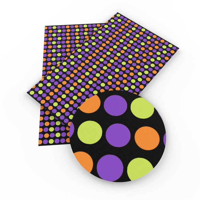 Spooky Vibes Halloween Faux Leather Crafting Sheets - 20x33cm