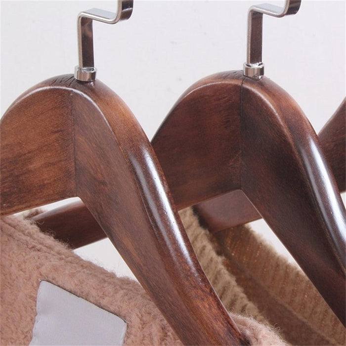 Elevate Your Closet with Premium Solid Wood Garment Hangers for Personalized Wardrobe